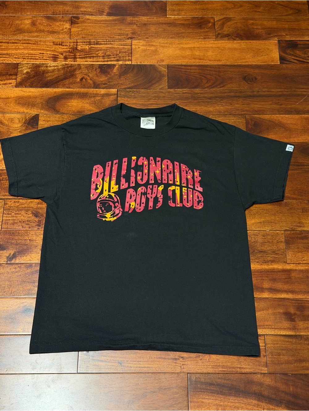 Billionaire Boys Club Black Tee with Red and Yellow Logo - Picture 2 of 8